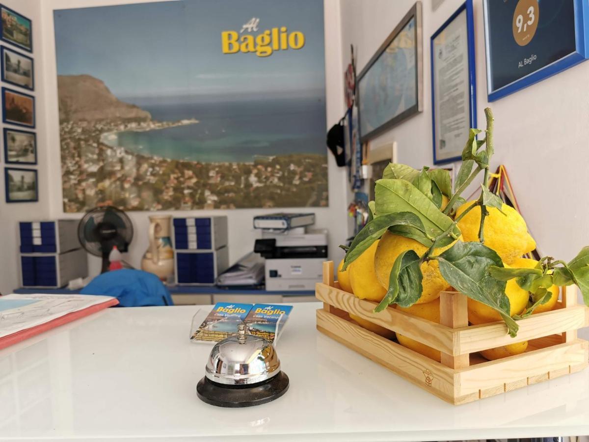 Al Baglio Hotel Mondello Bagian luar foto